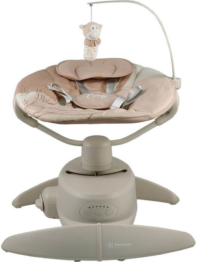 Bebe Stars Electric Baby Relax Cozy with Music Brown for Child up to 9kg