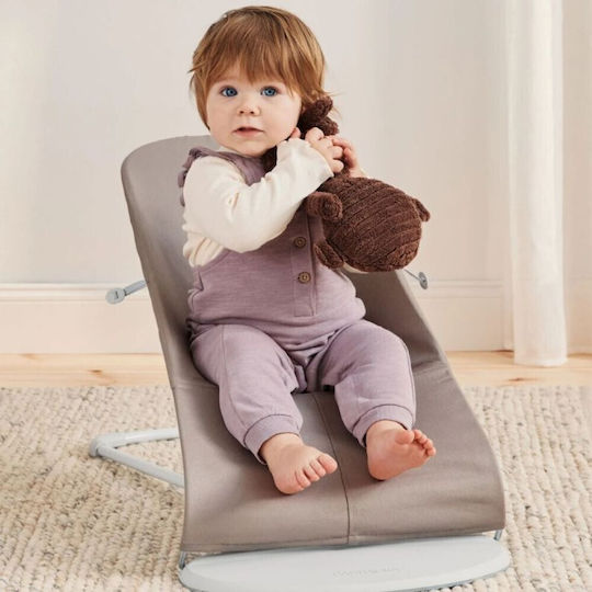 BabyBjorn Χειροκίνητο Relax Μωρού Bliss Petal Quilt Sand Grey για Παιδί έως 13kg