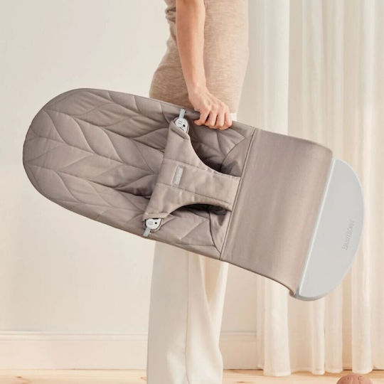 BabyBjorn Χειροκίνητο Relax Μωρού Bliss Petal Quilt Sand Grey για Παιδί έως 13kg