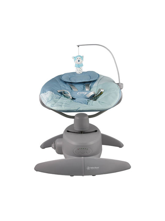 Bebe Stars Ηλεκτρικό Relax Μωρού Κούνια Cozy με Μουσική Γαλάζιο για Παιδί έως 9kg