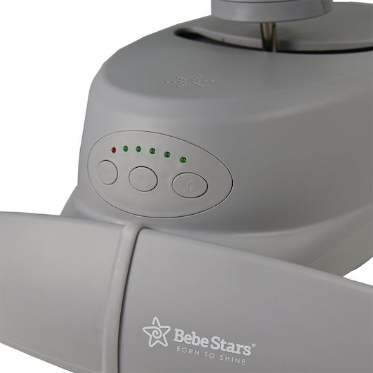 Bebe Stars Elektrisch Baby Relax Schaukel Cozy mit Musik Hellblau für Kind bis 9kg