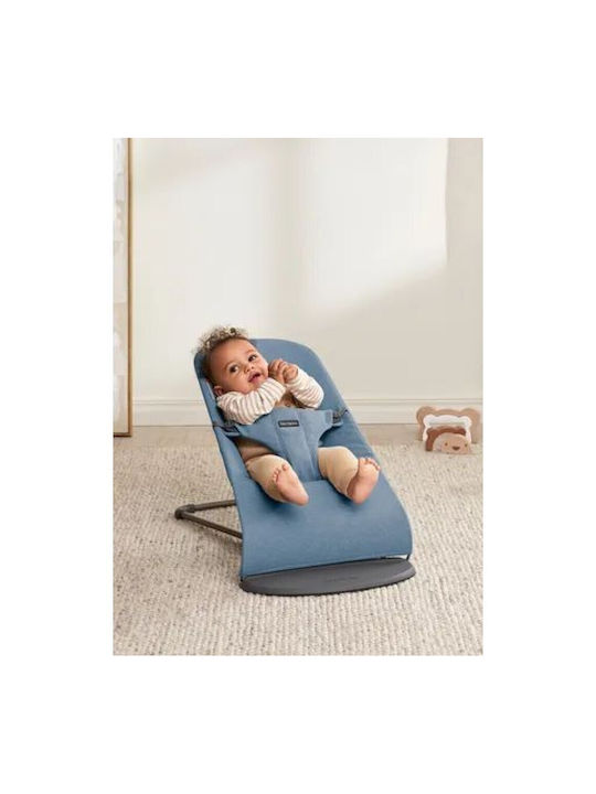 BabyBjorn Ръчен Релакс Бебе Bliss Woven Melange, Blue за Дете до 13кг