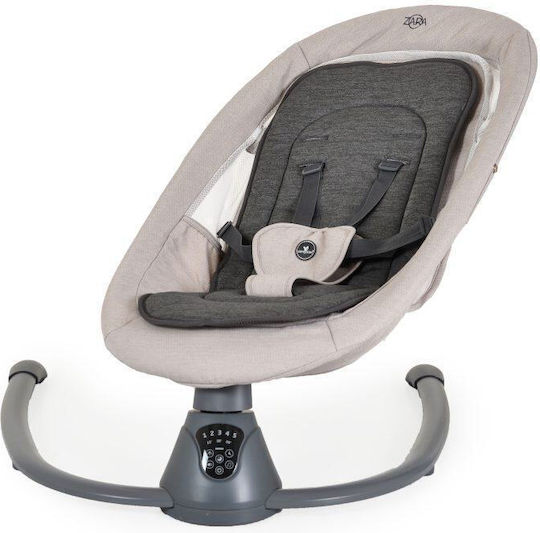 Cangaroo Ηλεκτρικό Relax Μωρού Κούνια Zara Light Grey