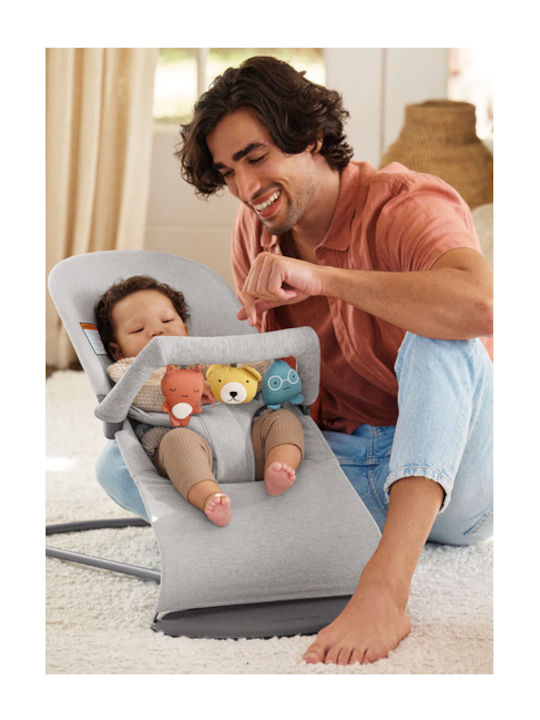 BabyBjorn Χειροκίνητο Relax Μωρού Bliss Light Gray Melange για Παιδί έως 13kg
