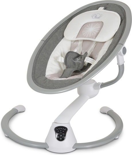 Cangaroo Electric Baby Relax Swing Cloud Touch with Music Pink for Child up to 9kg