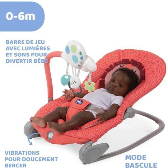 Chicco Χειροκίνητο Relax Μωρού Balloon με Μουσική Lion Orange για Παιδί έως 18kg