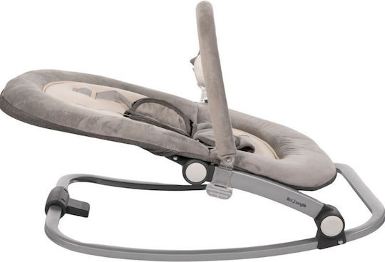 Bo Jungle Elektrisch Baby Relax Rocker mit Musik und Vibration Grey für Kind bis 18kg
