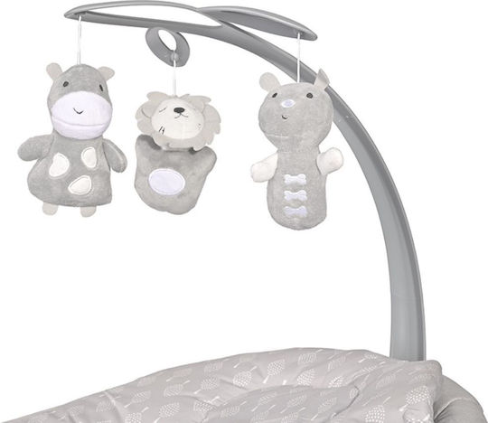 Lorelli Elektrisch Baby Relax Toscana mit Musik Green Stars für Kind bis 9kg
