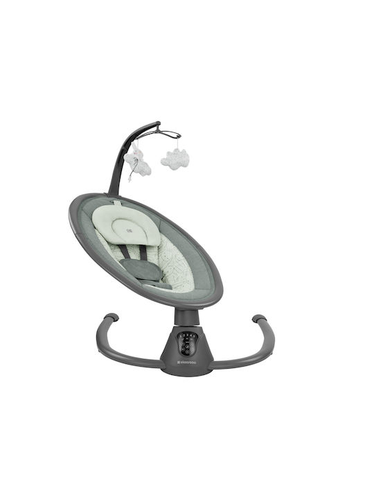Kikka Boo Electric Baby Relax Swing Twiddle with Music Green for Child up to 9kg