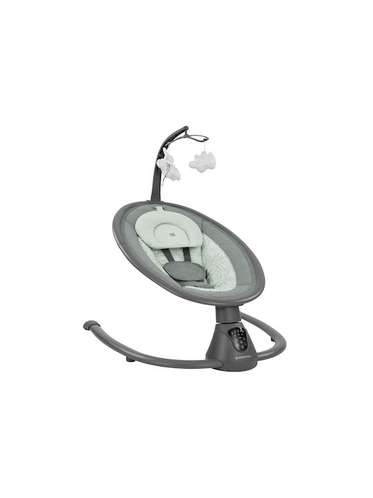 Kikka Boo Electric Baby Relax Swing Twiddle with Music Green for Child up to 9kg