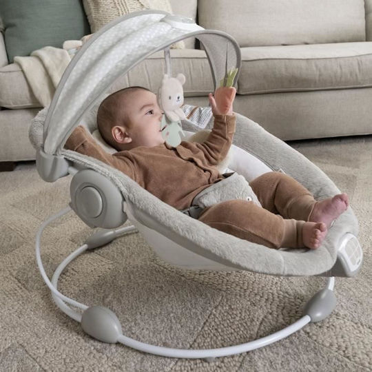 Ingenuity Електрически Релакс Бебе Seat Cuddle с Вибрация Сив за Дете до 9кг