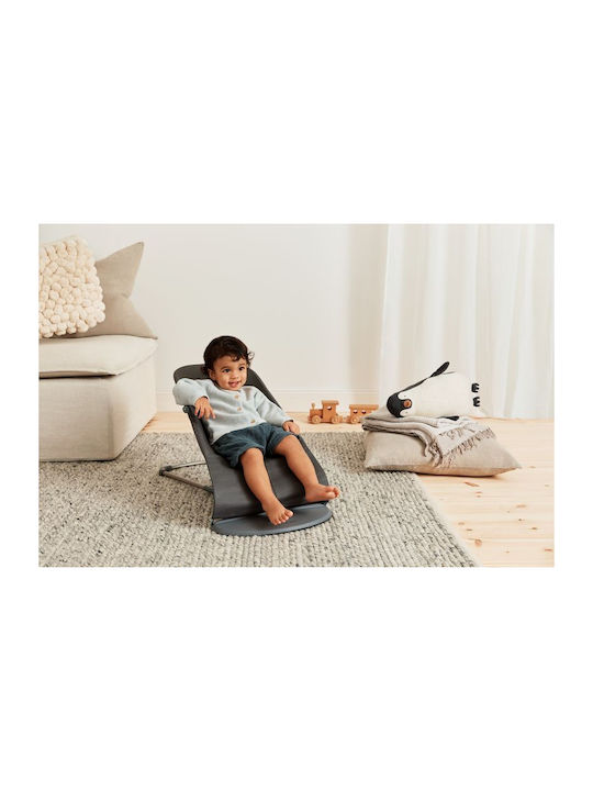 BabyBjorn Ръчен Релакс Бебе Bliss Woven Petal Quilt Антрацит за Дете до 13кг