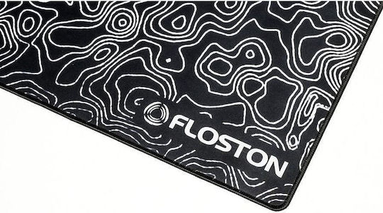 Floston Topografisches Mauspad Schwarz
