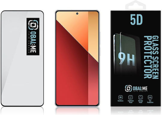 Obal:Me 5D Tempered Glass Black (Redmi Note 13 4G)