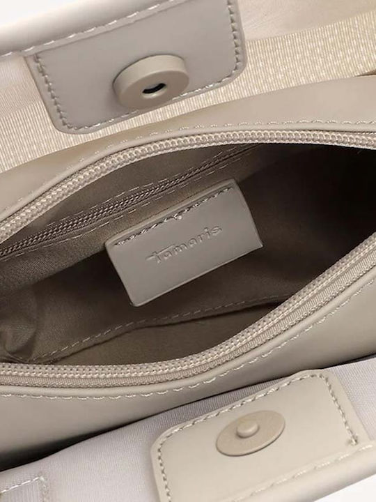 Tamaris Florentina Umhängetasche In Lightgrey | 28 X 19 X 11 Cm, Verstellbarer Gurt | Aus Polyester