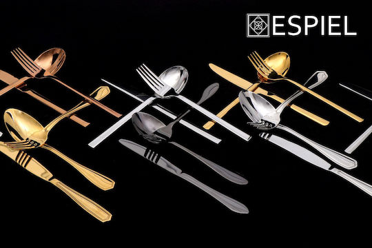 Espiel Fortune Spoon Set Dinner Stainless Gold 20.5cm 12pcs