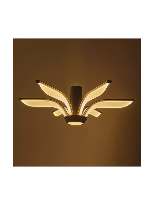 Plafonieră de Tavan Aurie cu LED Integrat