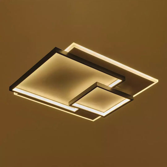 Таванно осветление Черен с Вграден LED