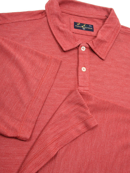 Polo Short Sleeve Blouse Red