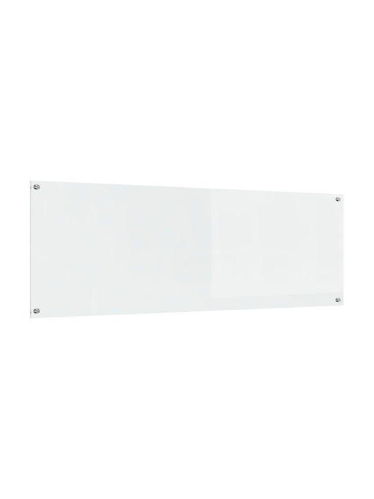 vidaXL Rectangular Kitchen Back made of Glass in Transparent Color 120x40x0.6cm 42001295 1pcs