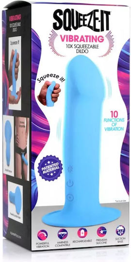XR Harness με Dildo και Δόνηση σε Μπλε Χρώμα