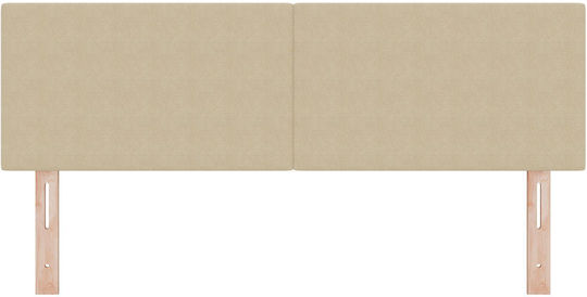 vidaXL Fabric Bed Headboard Green Gray 160x88cm