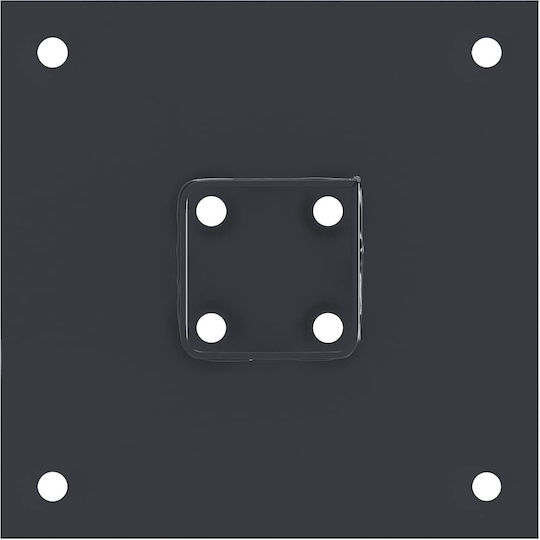 vidaXL Metallic Furniture Legs 12 Pieces Suitable for Table / Coffee Table 5.1x5.1cm Charcoal