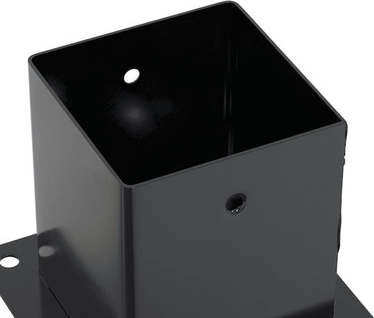 vidaXL Metallic Furniture Legs 12 Pieces Suitable for Table / Coffee Table 10.1x10.1cm Anthracite