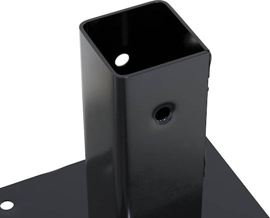 vidaXL Metallic Furniture Legs 12 Pieces Suitable for Table / Coffee Table 5.1x5.1cm Charcoal