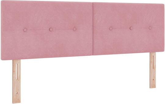vidaXL Fabric Bed Headboard Pink 72x40cm