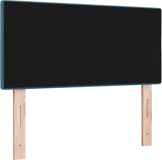 vidaXL Tăblie De Pat Din Țesătură Albastru Închis 90x88cm