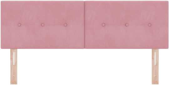 vidaXL Fabric Bed Headboard Pink 72x40cm