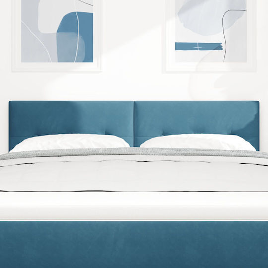 vidaXL Fabric Bed Headboard Cushion Rusty Blue 72x40cm