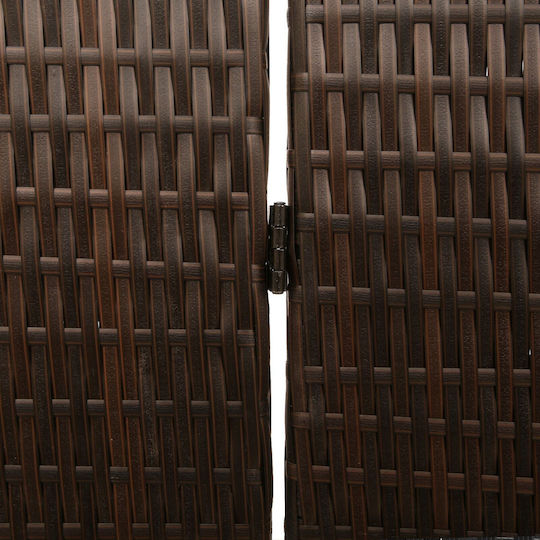 vidaXL Διακοσμητικό Παραβάν από Rattan 146x180cm