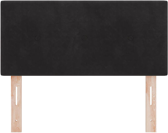 vidaXL Fabric Bed Headboard Black 90x88cm