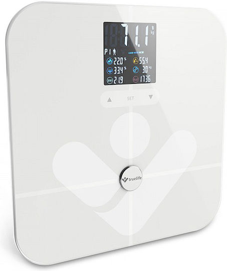 TrueLife Smart Ζυγαριά 180kg με Bluetooth Λευκή