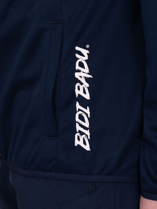 Kinderstrickjacke mit Kapuze Dark Blue