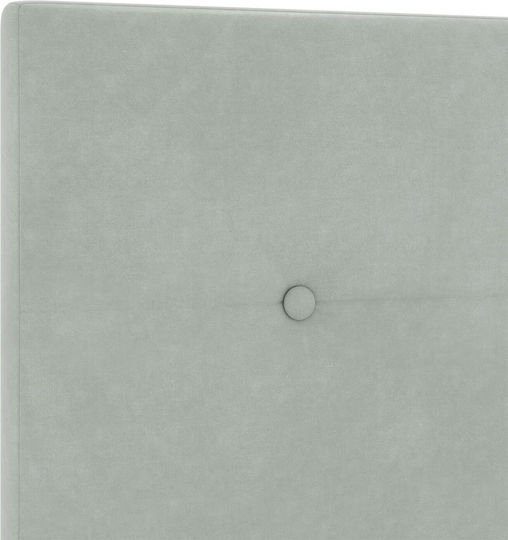 vidaXL Fabric Bed Headboard Light Gray 90x88cm