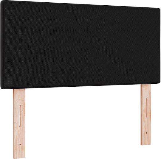 vidaXL Fabric Bed Headboard Black 80x40cm