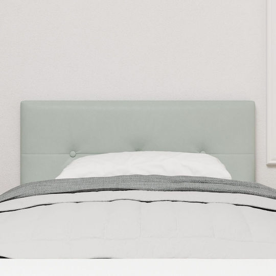 vidaXL Fabric Bed Headboard Light Gray 90x88cm