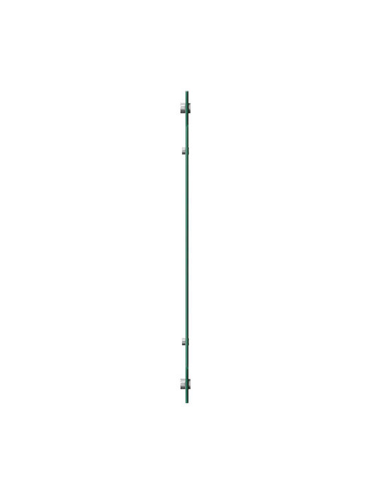 vidaXL Rectangular Back Made of Dark Gray Glass 100x60x0.6cm 42001249