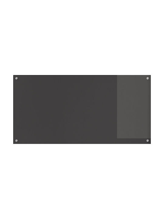 vidaXL Rectangular Kitchen Countertop Made of Glass Dark Gray 120x60x0.6cm 42001315