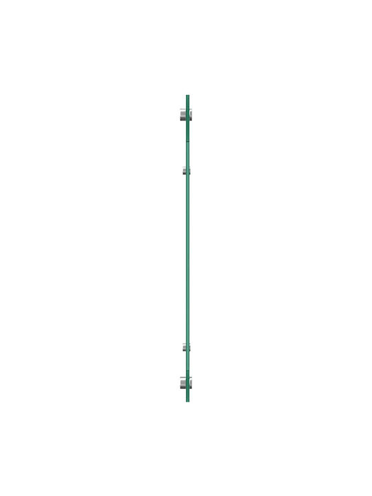 vidaXL Ορθογώνια Πλάτη από Γυαλί Λευκό 120x50x0.6cm 42001290