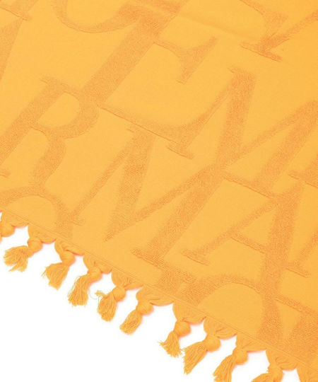 Emporio Armani Beach Towel Cotton Orange