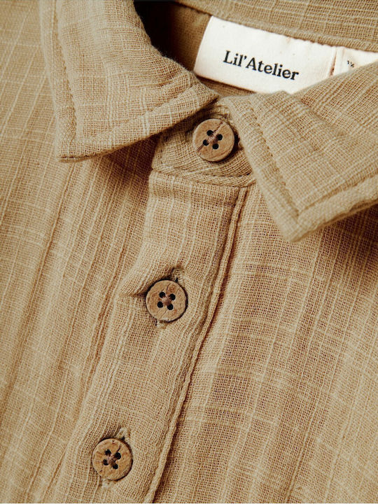 Kids' Tunic Short Sleeve Beige