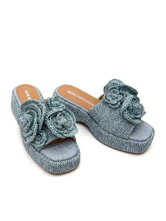 Γυναικεία Σανδάλια Flatforms Γαλάζιο