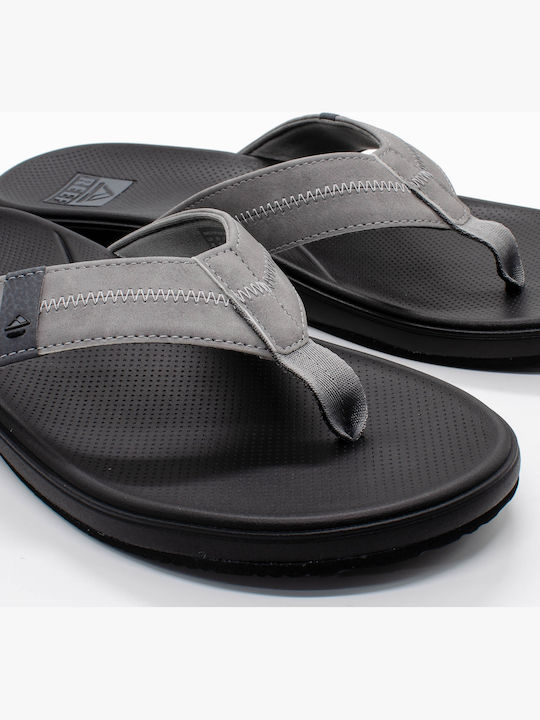 Cushion Flache Sandalen für Damen Anatomisch in Gray Farbe