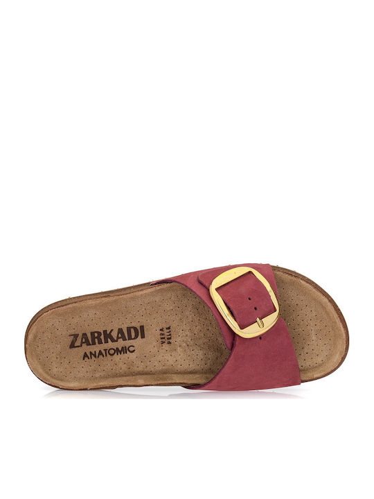 Sandale Casual Damă Anatomici Din Piele Burgundy
