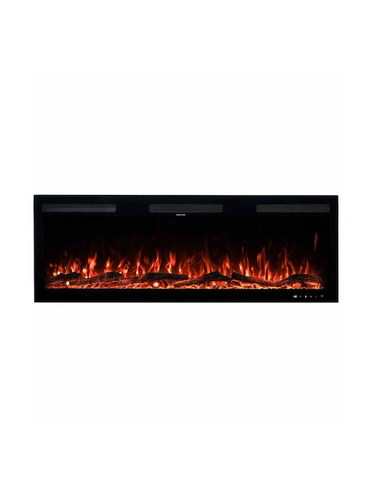 Hitense Wall Mounted Electric Fireplace 1600W 127x12.7cm Gray