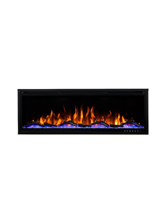 Hitense Wandmontiert Elektrischer Kamin 1600W 182.8x12.7cm Gray